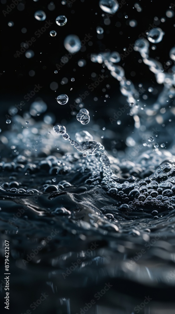 water with bubbles. water with bubbles.