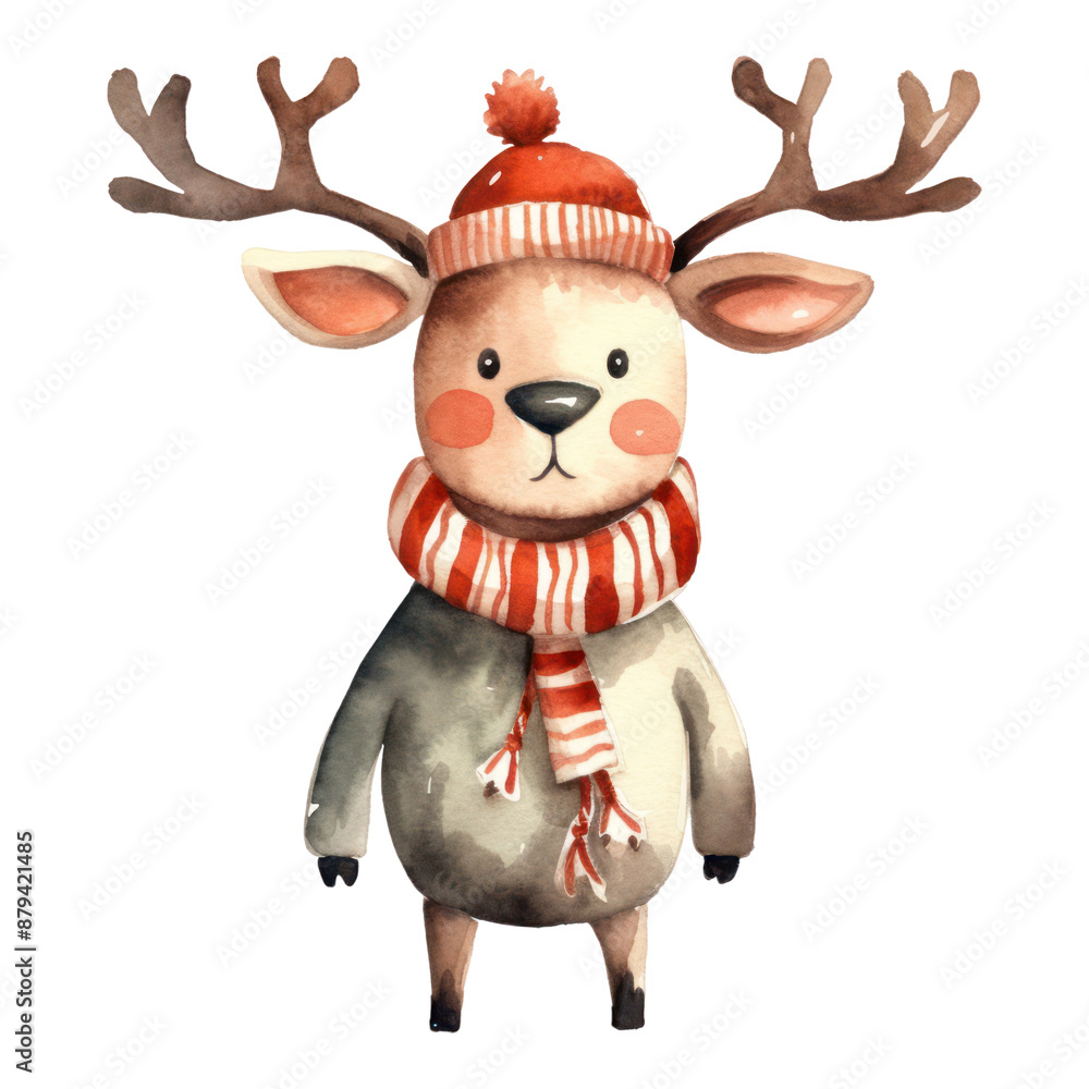 PNG A anthropomorphic reindeer cartoon mammal animal. PNG A anthropomorphic reindeer cartoon mammal animal.
