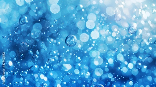 Wallpaper Mural water with bubbles. Torontodigital.ca