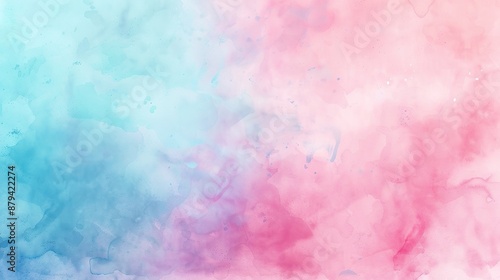 Pastel pink and blue gradient watercolor backdrop
