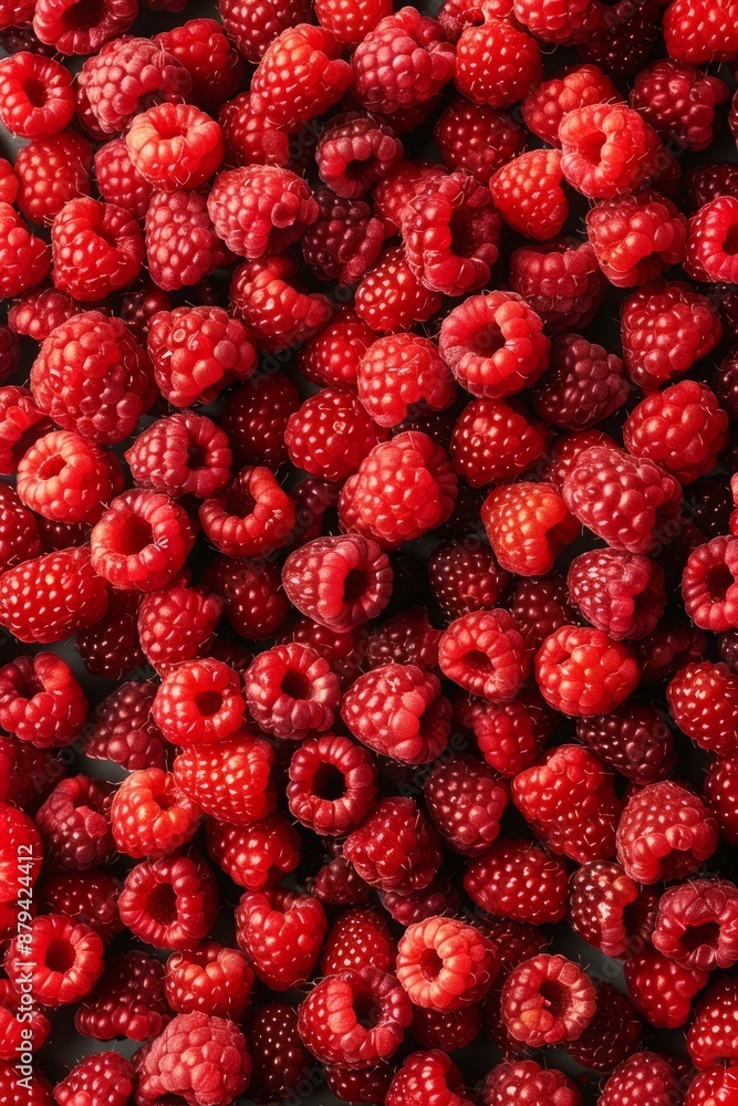 raspberry background.