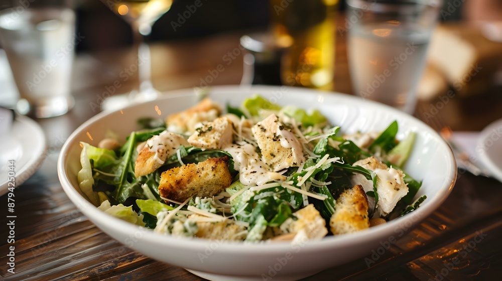 The caesar salad is classic and flavorful img The caesar salad is classic and flavorful img