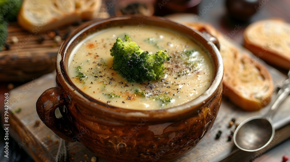 Creamy broccoli soup is creamy and flavorful made Creamy broccoli soup is creamy and flavorful made