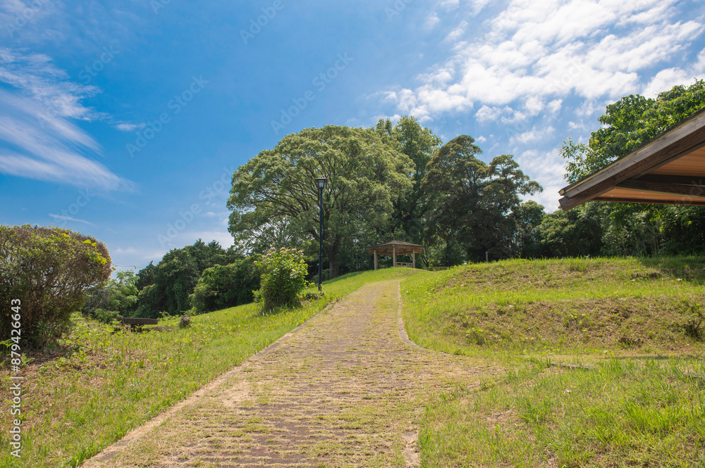 鞍手町・剣岳の山頂の眺め 鞍手町・剣岳の山頂の眺め