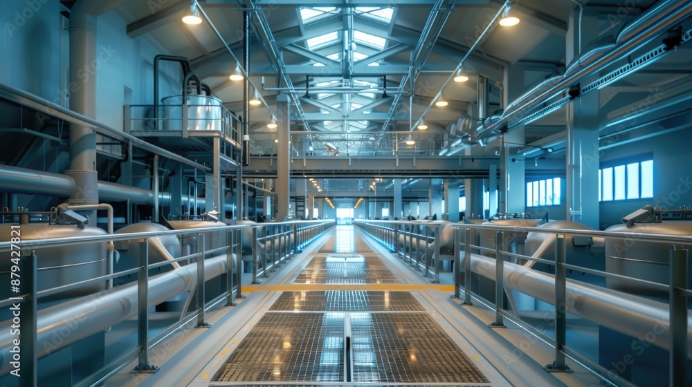 Milking Parlor: Modern Interior Architecture in Dairy Barn Milking Parlor: Modern Interior Architecture in Dairy Barn