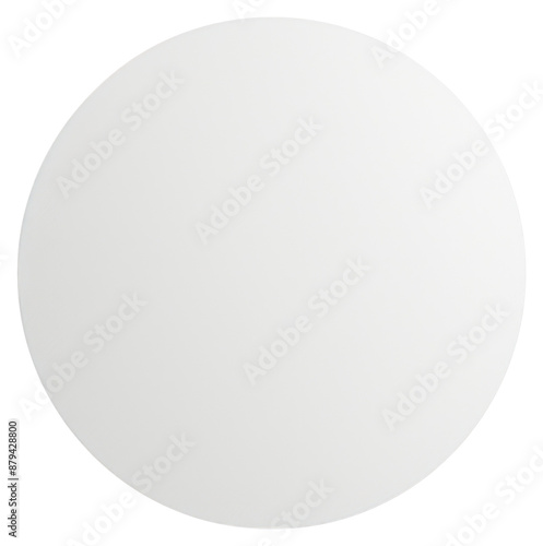 PNG Minimalist blank white circle design