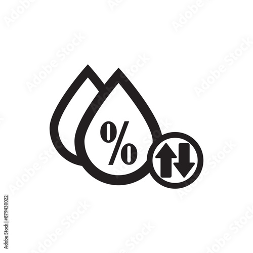 humidity icon vector illustration design template