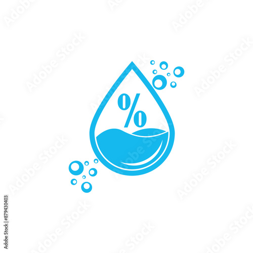 humidity icon vector illustration design template