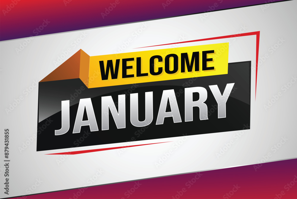 welcome January word text concept icon logo sign symbol vector note 3d style for use landing page, template, social media, web, mobile app, poster, banner, flyer, background, gift card, coupon
welcome January word text concept icon logo sign symbol vector note 3d style for use landing page, template, social media, web, mobile app, poster, banner, flyer, background, gift card, coupon