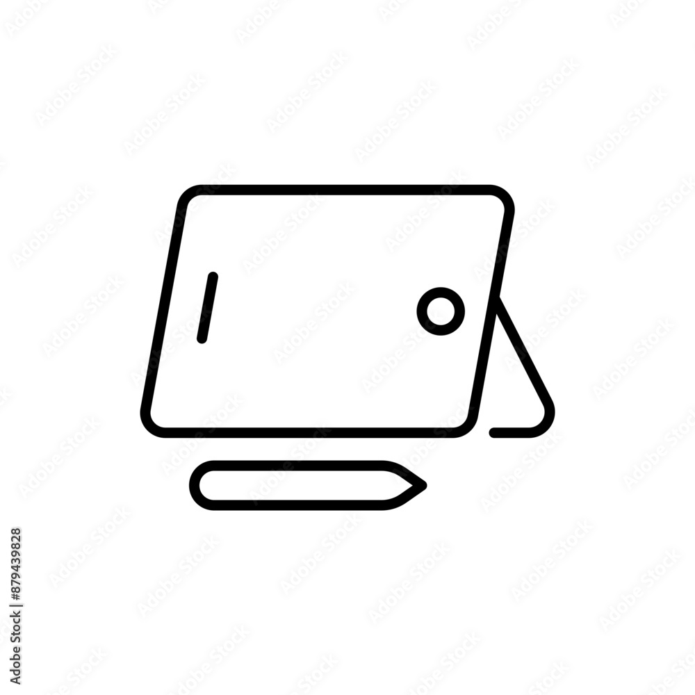 Personal tablet outline icons, minimalist vector illustration ,simple transparent graphic element .Isolated on white background Personal tablet outline icons, minimalist vector illustration ,simple transparent graphic element .Isolated on white background