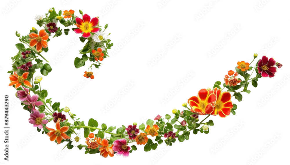 PNG Flat flower wave silhouette shape nature plant petal. PNG Flat flower wave silhouette shape nature plant petal.
