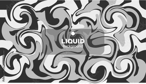 black and white abstract background, fluid, abstract liquid