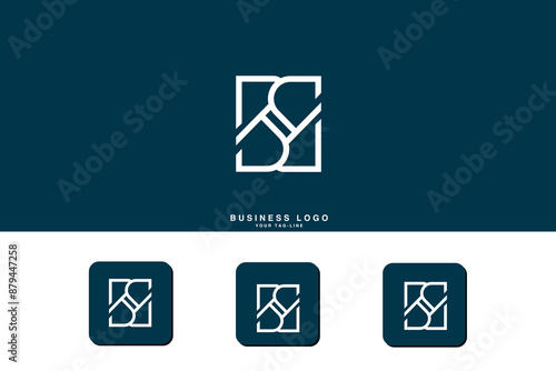 B, BB, Abstract Letters Logo Monogram