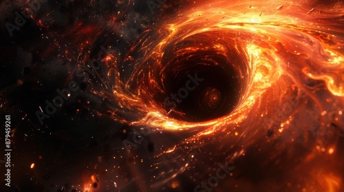 Black hole in the space