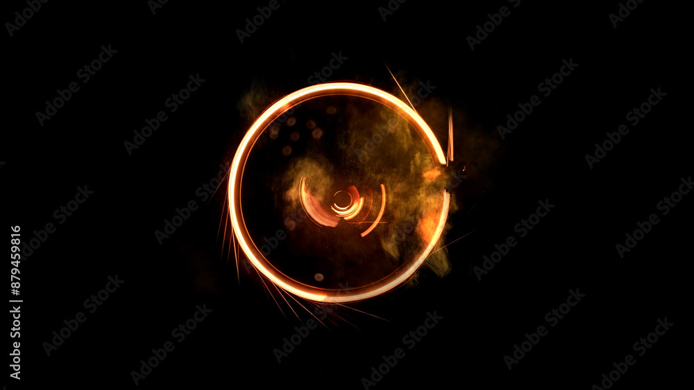Fire energy stock image, Sparking energy stock image use black background Fire energy stock image, Sparking energy stock image use black background