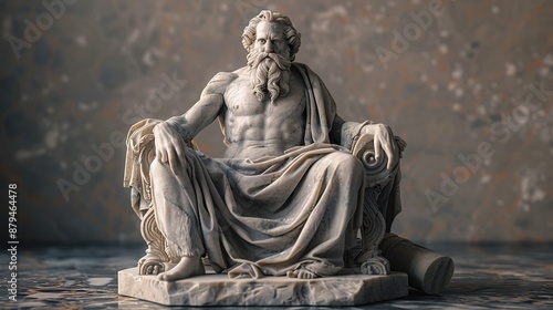 Marble Statue of a Philosopher