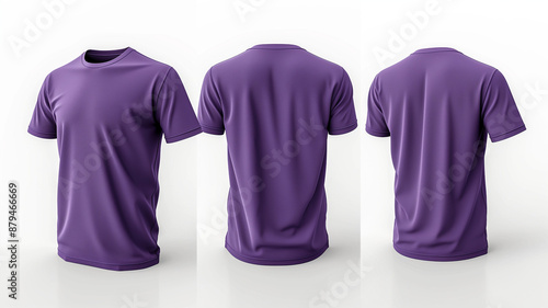 t shirl template with white background 