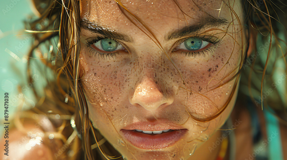 Close-Up of Eyes of a Beautiful Young Woman Fashion Magazine Photography. Close-Up of Eyes of a Beautiful Young Woman Fashion Magazine Photography.