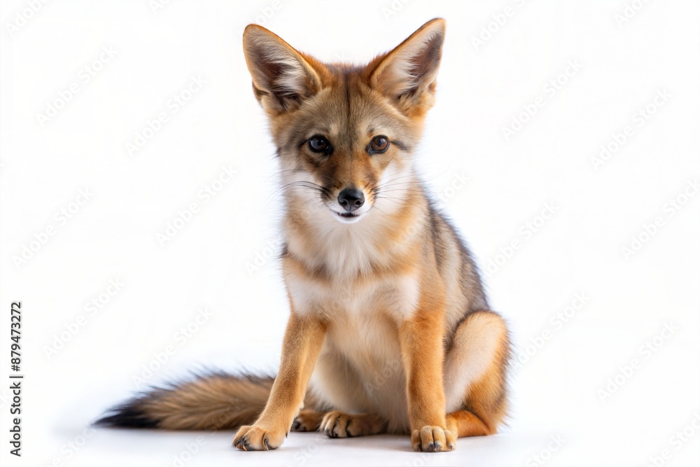 Fototapeta premium fox on a white background