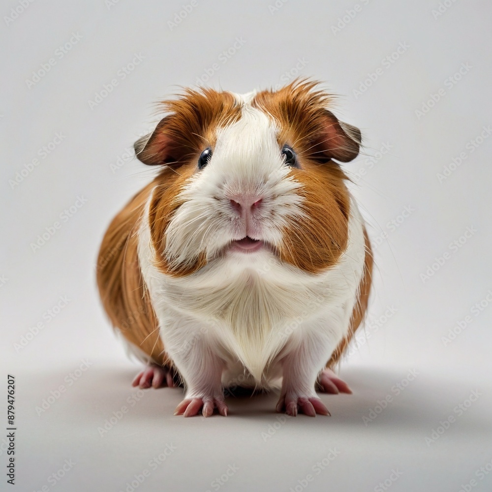 guinea pig white background guinea pig white background