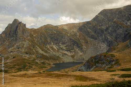 Bulgaria, National Rila park, lake in the mountains