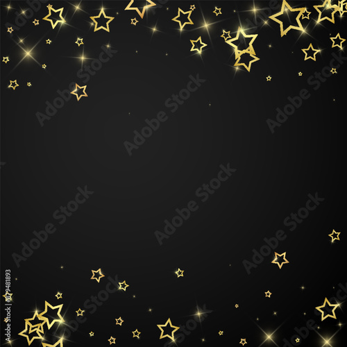 Starry night fairy tale background.