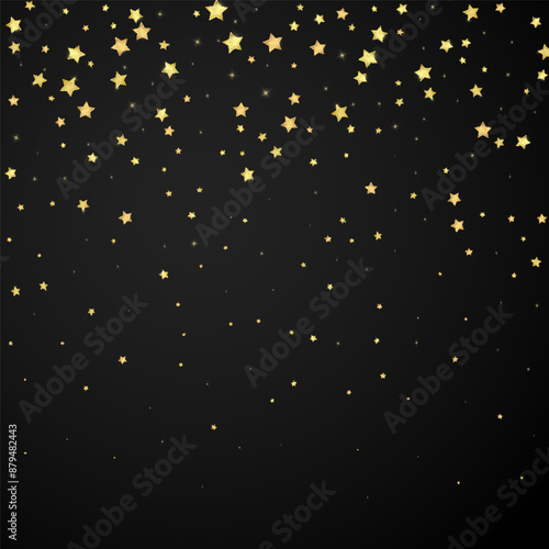 Magic stars vector overlay.  Gold stars scattered © Begin Again