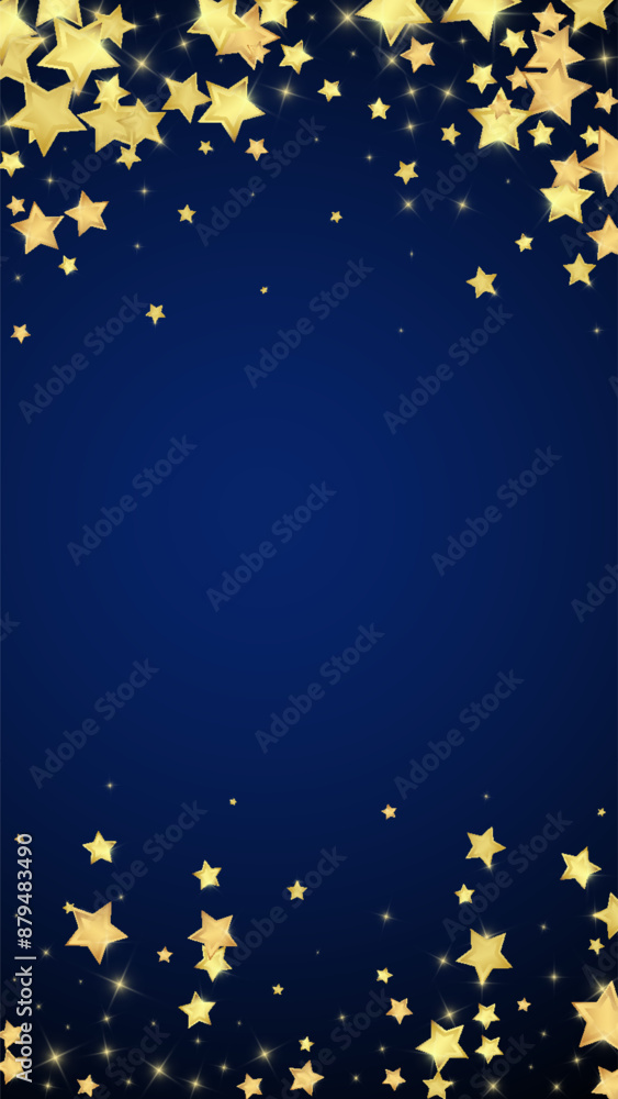 Magic stars vector overlay. Gold stars scattered Magic stars vector overlay. Gold stars scattered