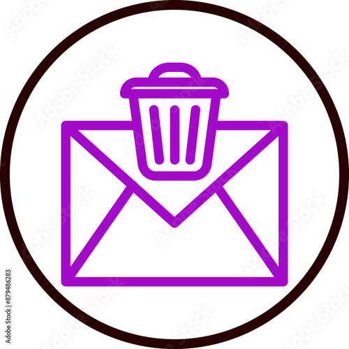 Junk Vector Line Purple Circle Black