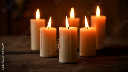  Warm and cozy ambiance with glowing candles