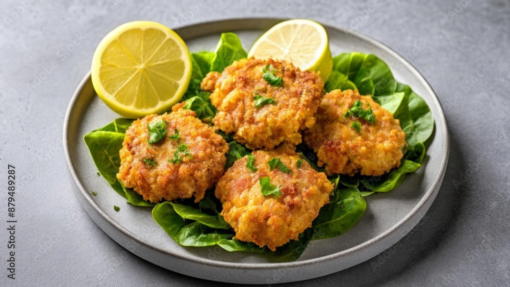 Deliciously crispy fish cakes with a zesty twist Deliciously crispy fish cakes with a zesty twist