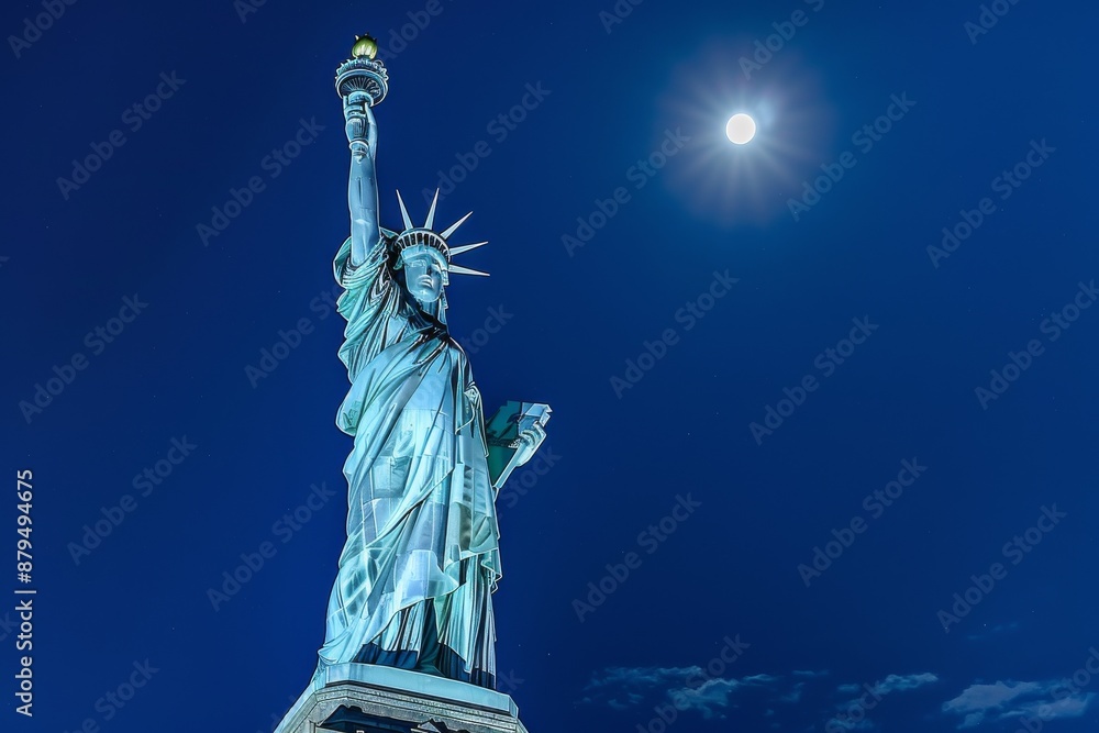 Fototapeta premium George Washington Monument - Boston. Beautiful simple AI generated image in 4K, unique.