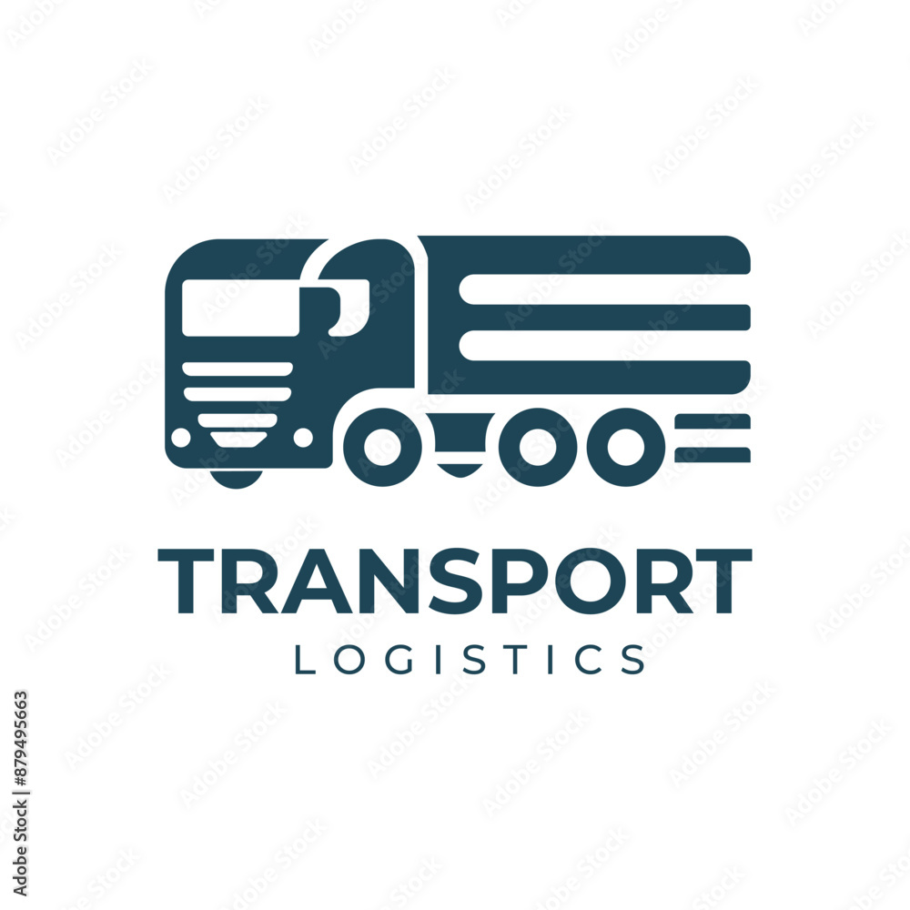 Transport Logistics Logo Design with Modern Truck Icon Perfect for Freight, Shipping, and Delivery Services Branding Transport Logistics Logo Design with Modern Truck Icon Perfect for Freight, Shipping, and Delivery Services Branding