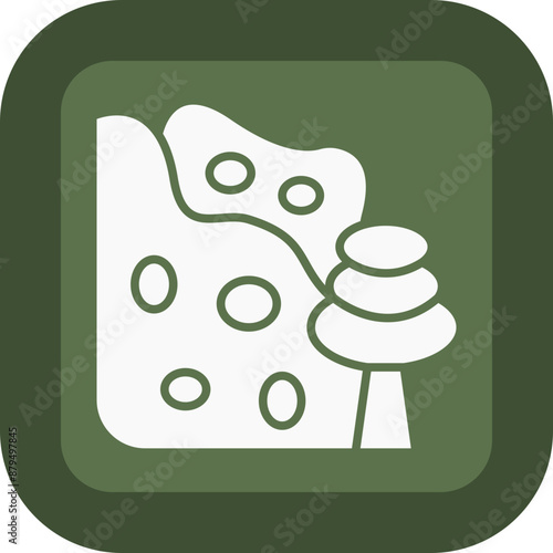 Avalanche Glyph Green Box Icon