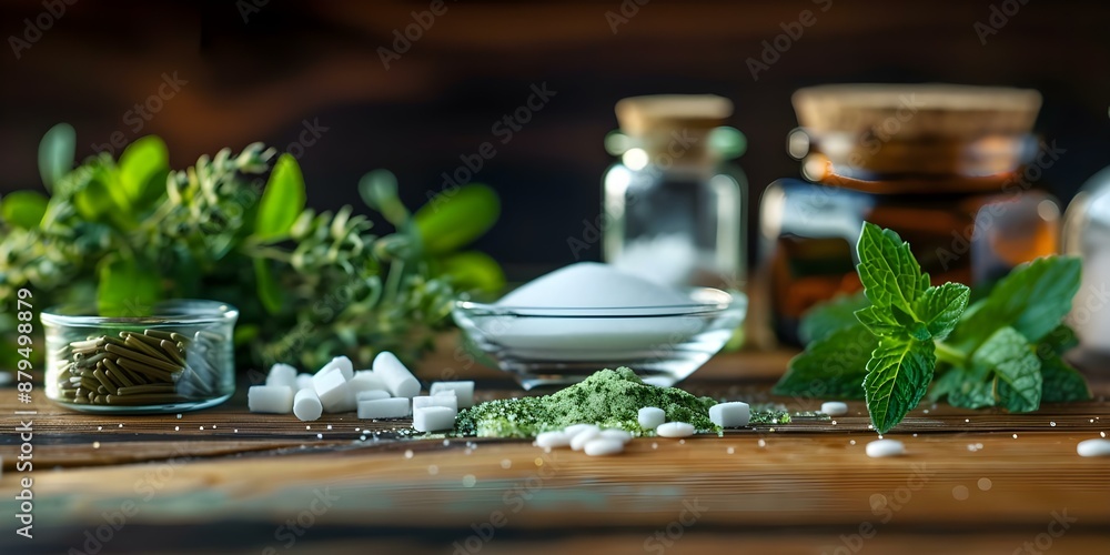 Comparing the Aspartame and Stevia Sweeteners Displayed on a Cluttered