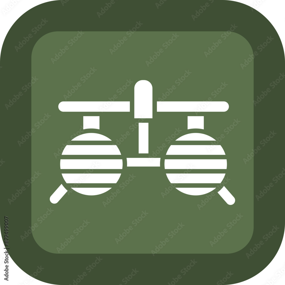 Surgical Glasses Glyph Green Box Icon Surgical Glasses Glyph Green Box Icon