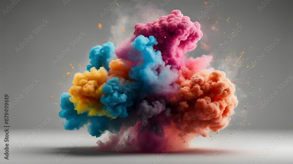 Obraz premium background with bubbles, ai generated