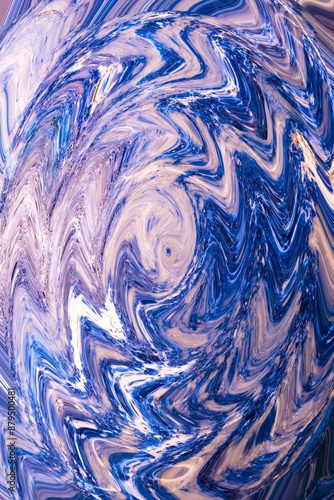 a abstract colorful background with curve and waves