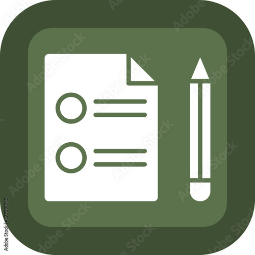 Brief Glyph Green Box Icon