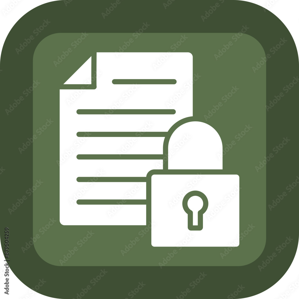 Intellectual Property Glyph Green Box Icon Intellectual Property Glyph Green Box Icon