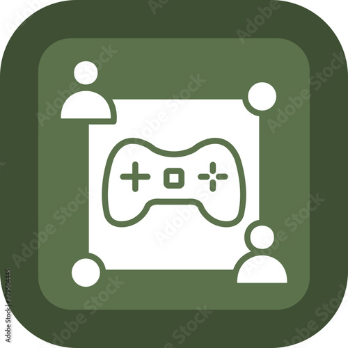 Moba Glyph Green Box Icon