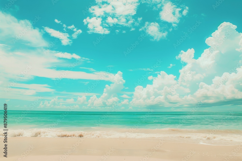 Fototapeta premium Whitehaven Beach - Australia generative ai. Beautiful simple AI generated image in 4K, unique.