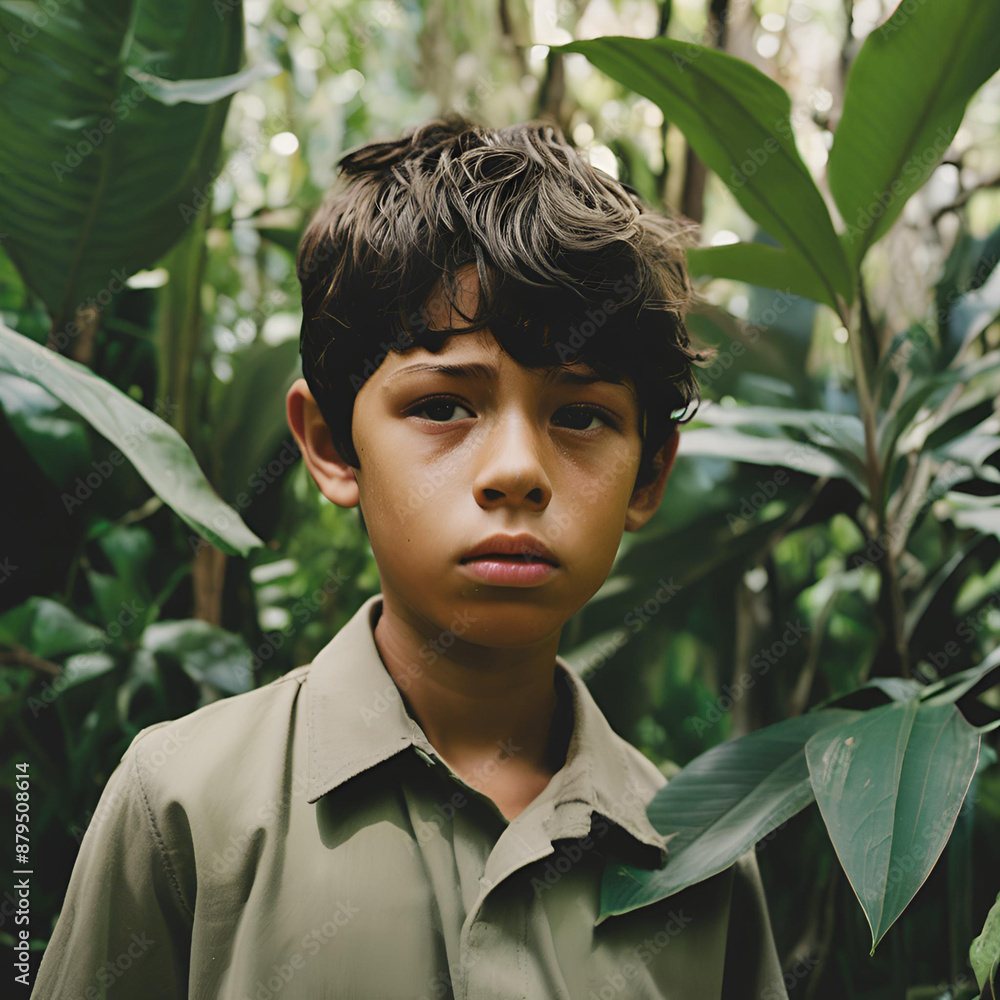 Boy in the jungle Boy in the jungle
