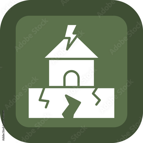 Damage Glyph Green Box Icon