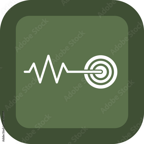 Magnitude Glyph Green Box Icon