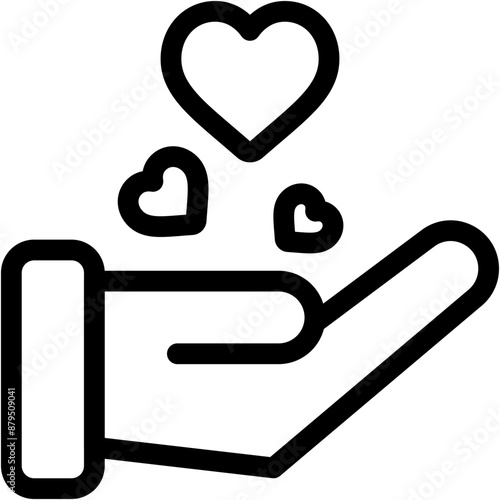 care hands, love, heart , love and romance, miscellaneous, valentines day, valentine Icon