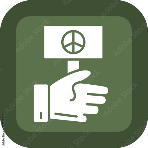 Freedom Glyph Green Box Icon