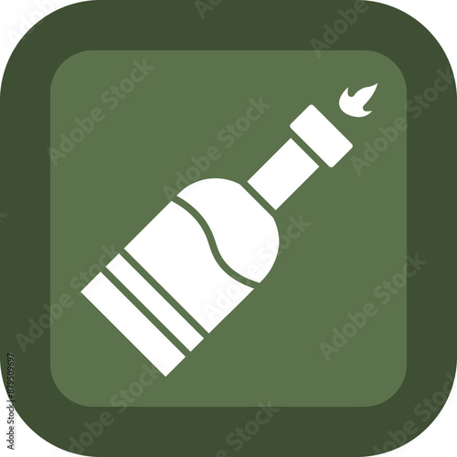 Molotov Glyph Green Box Icon