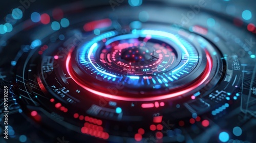 Wallpaper Mural Create an abstract 3D animation with a futuristic backdrop background Torontodigital.ca