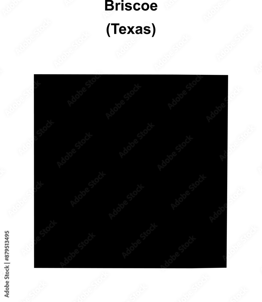 Briscoe County (Texas) blank outline map Briscoe County (Texas) blank outline map